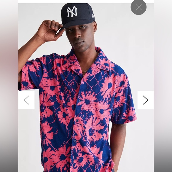 UO Quinn Jacquard Shirt NWT Small - Picture 2 of 4